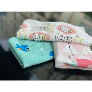 Khăn mặt trẻ em Organic, xuất nhật 25x50cm