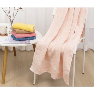 Khăn Tắm 100% Cotton Cao Cấp SET 60x120cm (320gr) Kháng Khuẩn Đủ Màu Sắc Mềm Mại, Thấm Hút Hiệu Quả