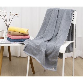 Khăn Tắm 100% Cotton Cao Cấp SET 60x120cm (320gr) Kháng Khuẩn Đủ Màu Sắc Mềm Mại, Thấm Hút Hiệu Quả