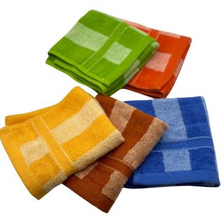 Khăn Mặt Cotton Kẻ Sọc HANOITEX, KT 30*50 cm