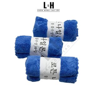 Khăn mặt lông cừu 30x50cm, kẻ ngẫu nhiên