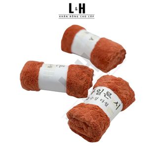 Khăn Mặt Lông Cừu KT 30x50cm, Kẻ Ngẫu Nhiên