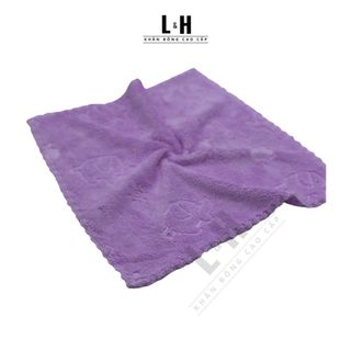 Khăn lau đa năng bếp, bát đĩa, cốc chén thấm nước chống dính dầu mỡ hai mặt 30x30