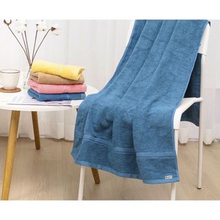 Khăn Tắm Cỡ Lớn SET 70x140cm (430gr) Cotton Kháng Khuẩn Mềm Mại, Thấm Hút Tốt