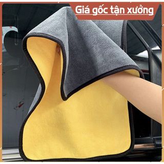 Khăn lau xe hơi ô tô cao cấp, khăn lau đa năng microfiber, siêu thấm, không rụng lông, chuyên dụng cho ô tô