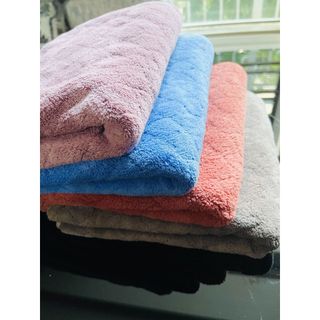 Khăn Tắm Lông Cừu Chám Chìm, KT 50x100cm