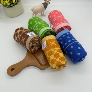 Khăn Mặt Chấm Bi, Trám Tân Thịnh KT 30*50cm