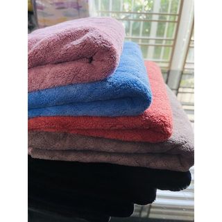 Khăn Tắm Lông Cừu Chám Chìm, KT 50x100cm