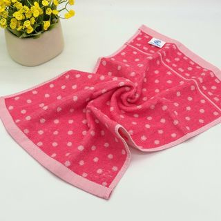 Khăn Mặt Chấm Bi, Trám Tân Thịnh KT 30*50cm