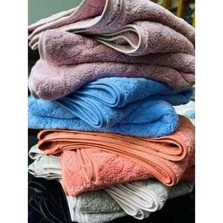 Khăn Tắm Lông Cừu Chám Chìm, KT 50x100cm