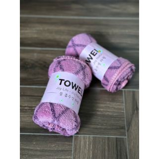 Khăn mặt lông cừu, Kẻ thẳng- hạt gạo, KT 30x50cm