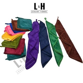 Khăn Lau ô tô, Lau Bếp, Khăn Nail, KT 35*35cm