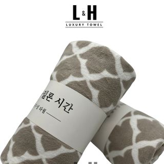 Khăn Tắm Lông Cừu Cao Cấp, Hoa Trám Nhỏ, KT 70x140cm