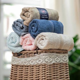 Khăn tắm sợi tre cao cấp xuất dư, mềm mại, màu sắc nhã nhặn, kt 60x120cm, nặng 320g