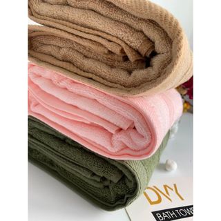 Khăn Tắm Sợi Tre Cao Cấp Xuất Dư, Mềm Mại, Màu Sắc Nhã Nhặn, KT 60x120cm, nặng 350g