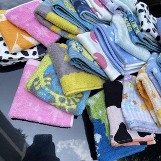 10 Khăn mặt em bé 25x25cm xuất Nhật