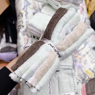 Set 10 chiếc khăn mặt vuông MJ siêu mềm, KT 34x34