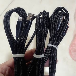 Cáp dù 2A dài 2m (Micro, IPhone, TypeC)