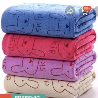 Khăn Tắm Cho Bé KT 50x100cm, Siêu Mềm, Thấm Hút