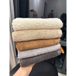 Khăn tắm, khăn lau đầu sợi cotton, xuất dư siêu thấm 40 * 80 cm