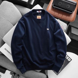 Áo nỉ chân cua tay dài nam cotton 100% chính phẩm dày, mịn, ko xù lông.