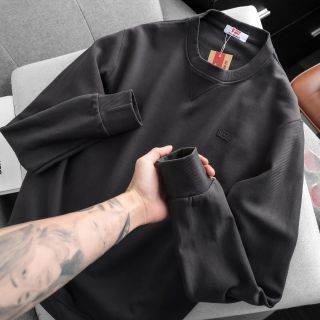 Áo nỉ chân cua tay dài nam cotton 100% chính phẩm dày, mịn, ko xù lông.