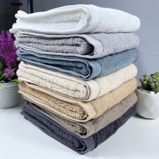 khăn Tắm, Khăn Lau Đầu Cotton Xuất Châu Âu dư 40* 80cm [Loại đẹp]