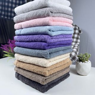 khăn Tắm, Khăn Lau Đầu Cotton Xuất Châu Âu dư 40* 80cm [Loại đẹp]