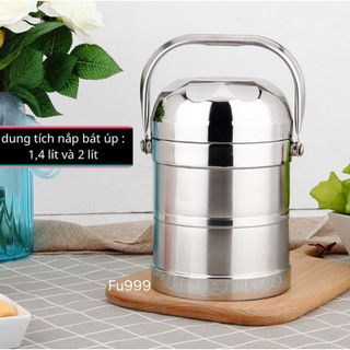 Cặp Lồng 2L Nắp bát trắng ( THÙNG 48C )