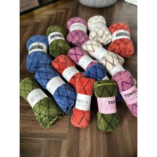 Khăn tắm lông cừu cao cấp khổ rộng, kẻ thẳng, hạt gạo, siêu mềm, KT 70x140cm