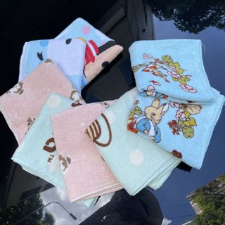 Set 3 Khăn tắm, gội, lau đầu cho em bé, in hình con vật cute, KT 35x80cm