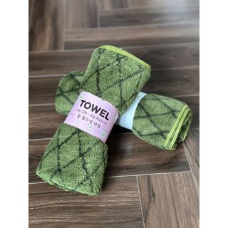 Khăn Tắm Lông Cừu Cao Cấp, Kẻ Mờ, KT 50x100cm