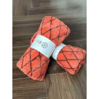 Khăn Tắm Lông Cừu Cao Cấp, Kẻ Mờ, KT 50x100cm