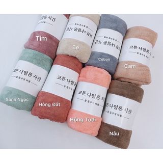 Khăn tắm thấm hút nước tốt, Mềm mịn, Lông cừu cao cấp, KT 60x120cm