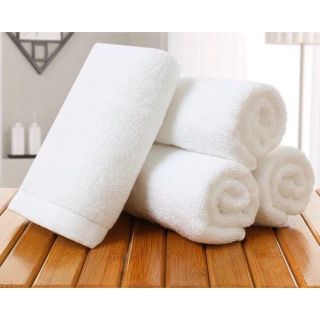 Khăn Tắm Trắng Khách Sạn, Resort, KT 50x100cm