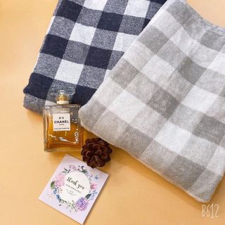 Set 2 Khăn tắm MJ organic 380g xuất dư dày - 70x140cm