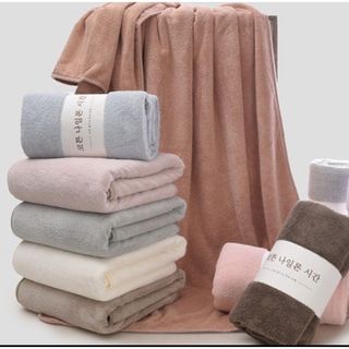 Khăn Tắm Lông Cừu Xuất Hàn Cao cấp, KT 70x140cm