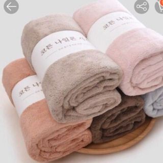 Khăn Tắm Lông Cừu Xuất Hàn Cao cấp, KT 70x140cm