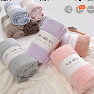 Khăn Tắm Lông Cừu Xuất Hàn Cao cấp, KT 70x140cm