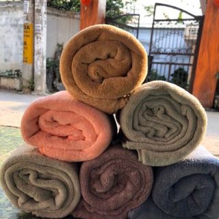 Khăn Tắm Lông Cừu Xuất Hàn Cao cấp, KT 70x140cm