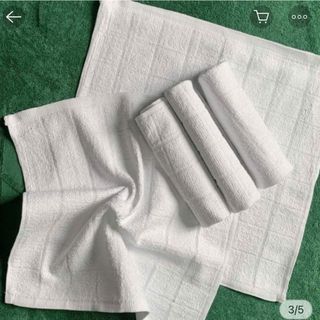 Combo 100 Khăn Trắng, Khăn Ăn, Khăn Lau Bánh, Khăn Lau Tay