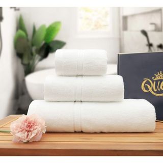 Bộ 3 Khăn Tắm [SET SANG TRỌNG] Cotton Dày Dặn, 1 Khăn Mặt, 1 Lau Đầu, 1 Tắm 60x120cm