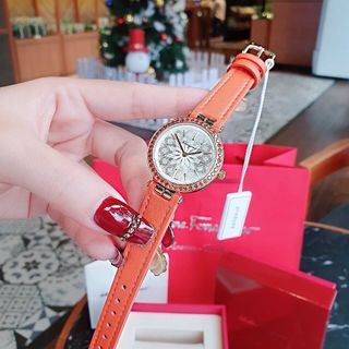 ĐỒNG HỒ NỮ CAO CẤP SALVATHORE MÁY THỤY DÂY DA MẶT SAPHIRE FULLBOX