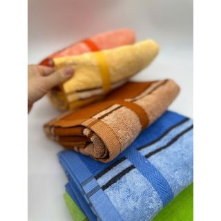 Khăn Tắm Kẻ Mờ Cotton Tân Thịnh, KT 50x100cm