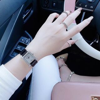 ĐỒNG HỒ NỮ CAO CẤP HERMET FULL HỘT BẠC GIÁ MỚI