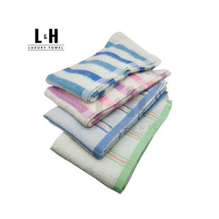 Khăn tắm xuất dư Mẫu kẻ, cho trẻ em, KT 60x120cm