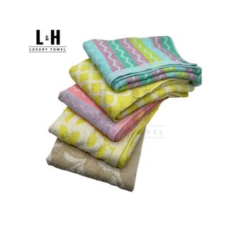 Khăn tắm xuất dư Mẫu kẻ, cho trẻ em, KT 60x120cm