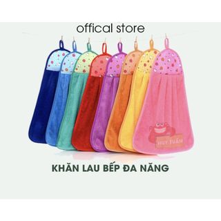 Lay tay treo bếp, nhiều màu, thấm hút tốt, nhanh khô
