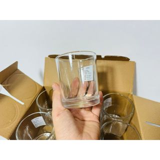 73085 - Bộ 6 Cốc Thủy Tinh 220ml Trắng (THÙNG 12B)