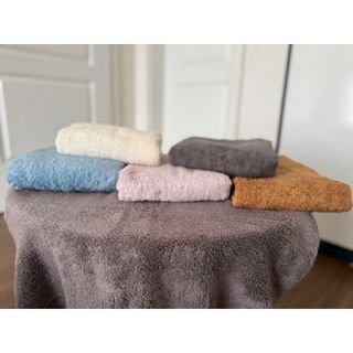 [Siêu rẻ, đẹp] Set 2 khăn kẻ, trơn MJ xuất nhật, Organic, cotton thấm nước tốt, KT 60x120, 210g